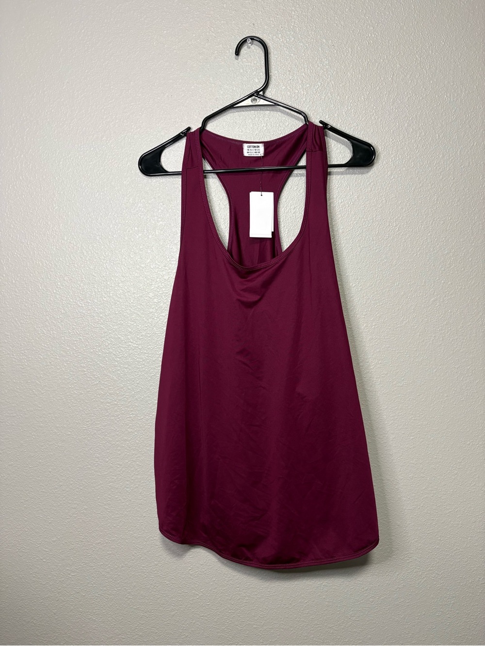 Cotton On Curve Training Tank Top – Magenta Purple – Size 12 – NWT